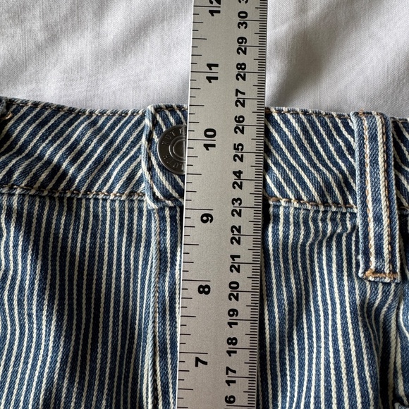 Kut From The‎ Kloth Reese High Rise Ankle Stretchy Jeans Blue Striped Festival 8 - Picture 12 of 16